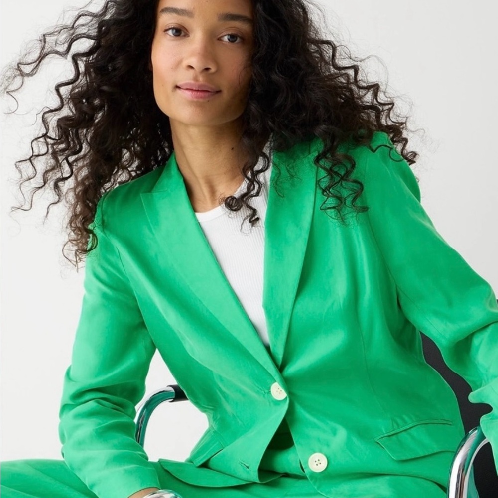 J. Crew Drapey Long Parke Women's Blazer  10